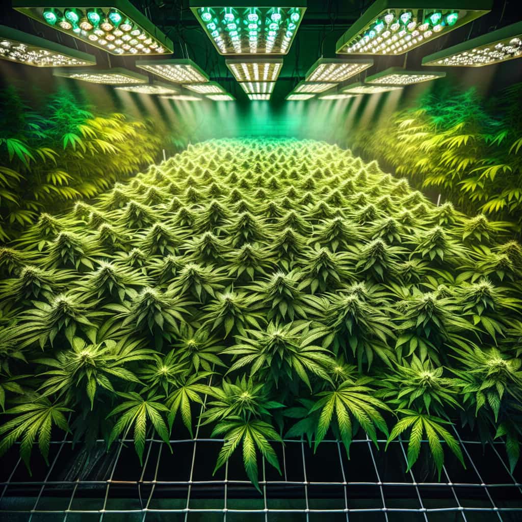Entretien et entraînement : SCROG ou Sea of Green pour maximiser le rendement du cannabis