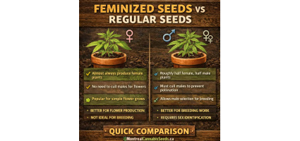 Feminized Seeds vs Regular Seeds: Differences, Pros & Cons, and What to Choose